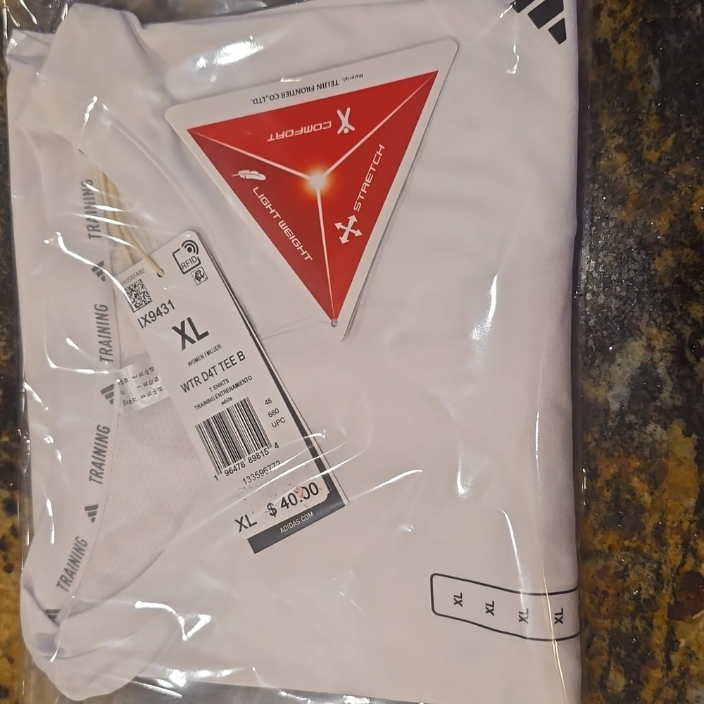 Adidas White Comfort Training Shirt